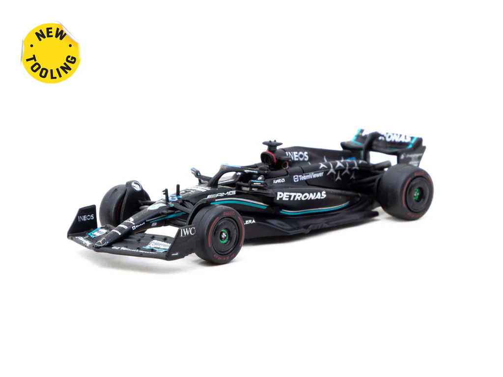 Tarmac Works X iXO Models 1/64 Mercedes-AMG F1 W14 E Performance Spanish Grand Prix 2023 #63 George Russell - GLOBAL64 T64G-F064-GR1 - Thumbnail