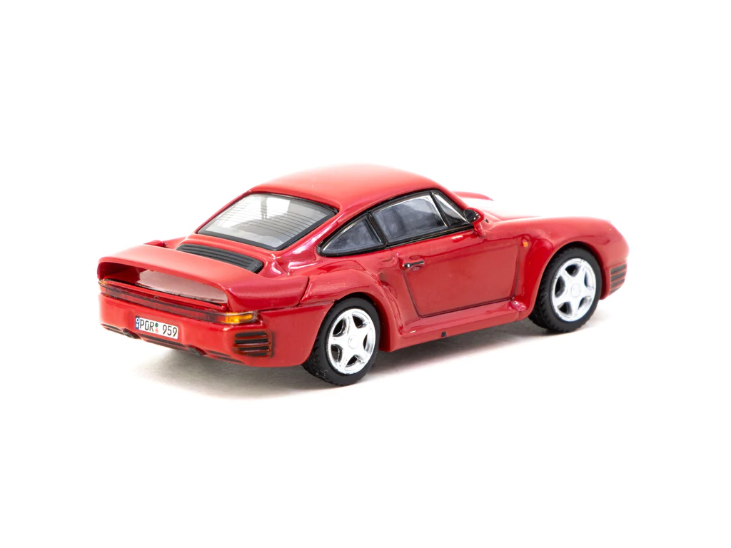 Tarmac Works X iXO Models 1/64 Porsche 959 Red - GLOBAL64 T64G-068-RE