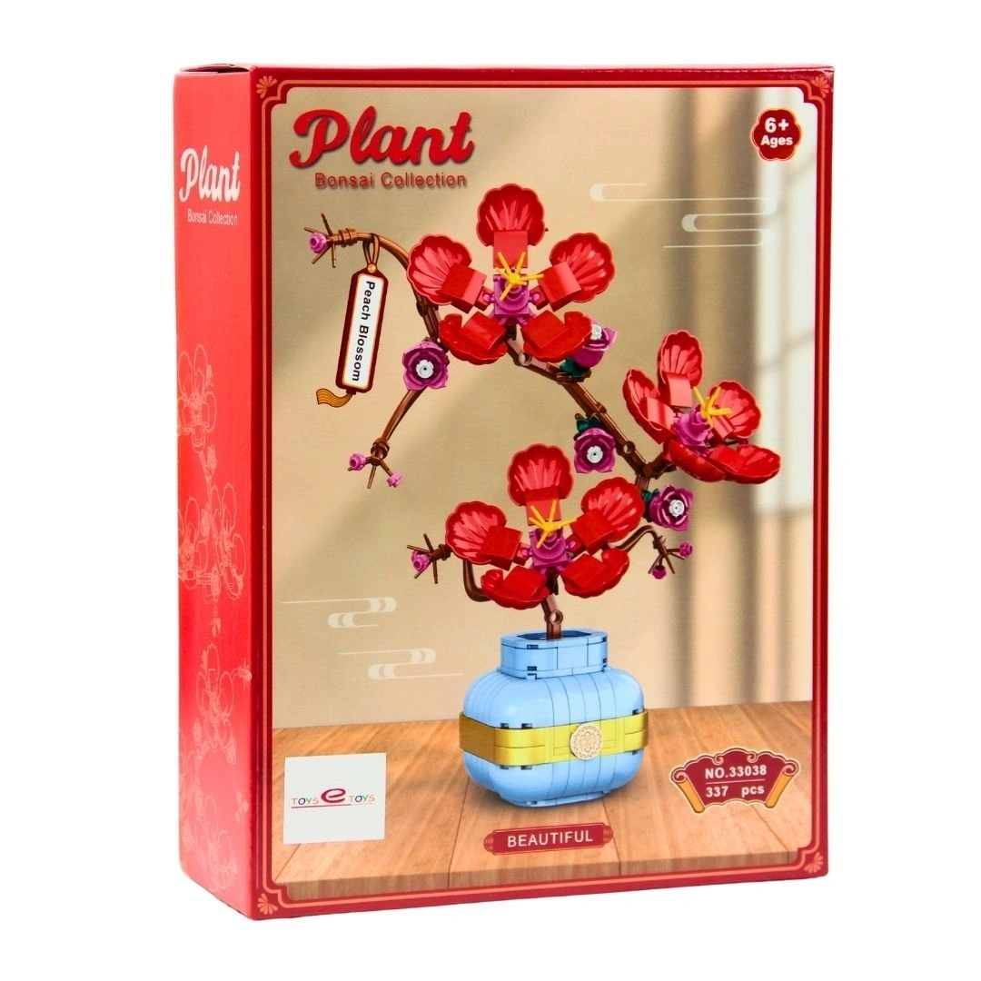 Toys e Toys Lego Plant Bonsai Collection Peach Blossom No.33038